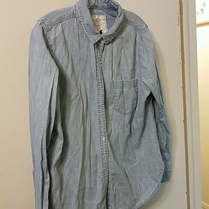 Denim shirt. So soft